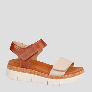 W4N-0940 - IVORY LEATHER SANDALS