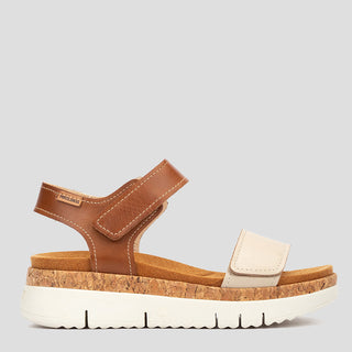 W4N-0940 - IVORY LEATHER SANDALS