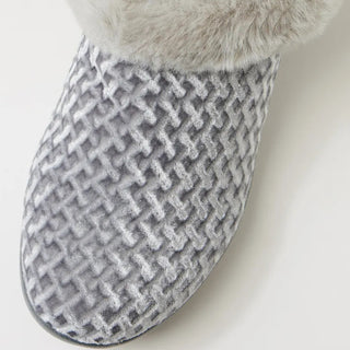ZIERA FIFI XW - STEEL EMBOSS SLIPPERS