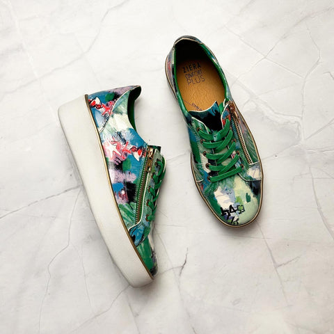 ZISSY W - GREEN MIX PATENT LEATHER