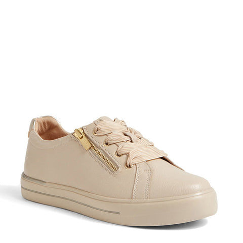 AUDRY W - ALMOND-PALE GOLD LEATHER