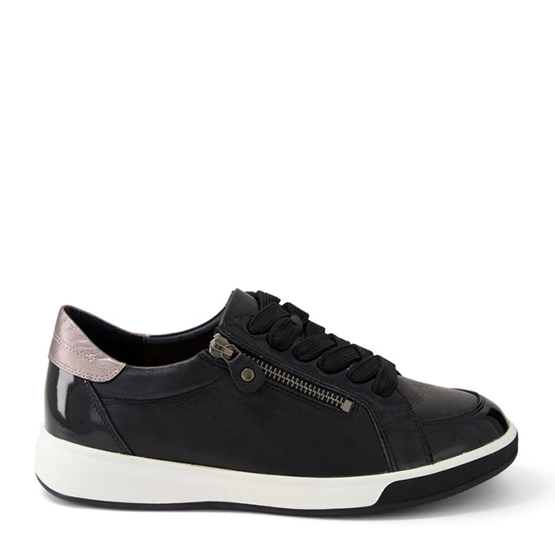 AIRE XF - BLACK-PEWTER PATENT LEATHER