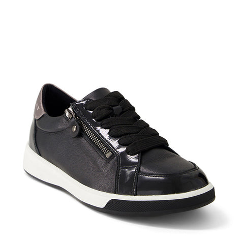 AIRE XF - BLACK-PEWTER PATENT LEATHER