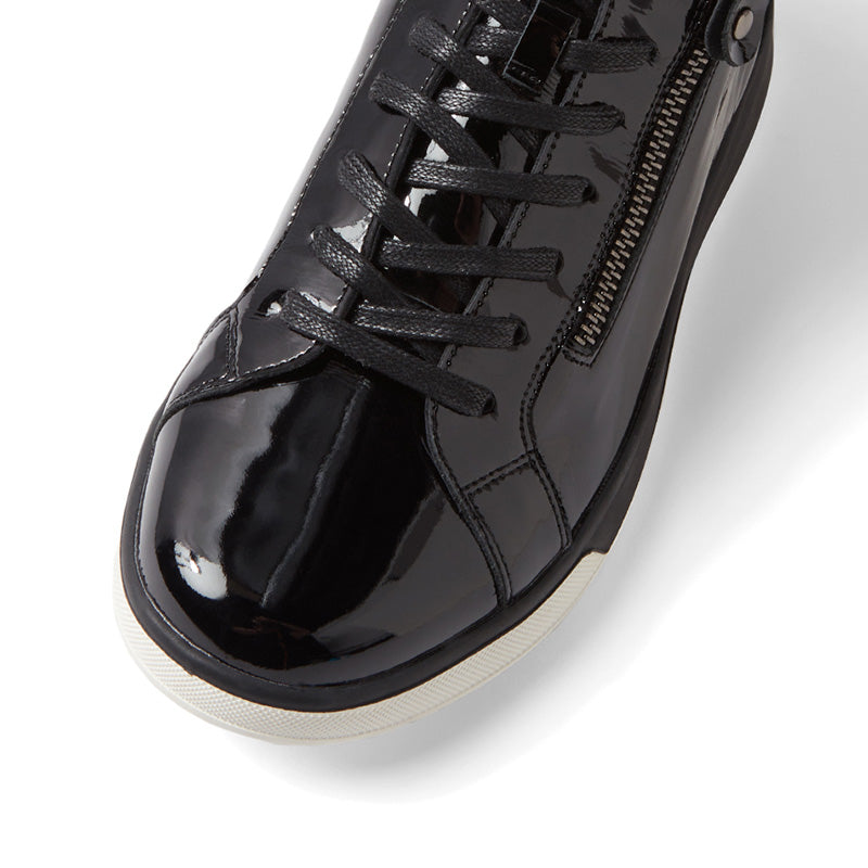ARMAN XF - BLACK-PEWTER PATENT LEATHER