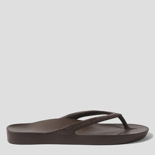 ARCH SUPPORT THONGS - BROWN