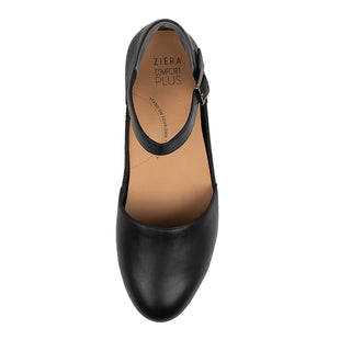 CAVALCADE XF - BLACK LEATHER FLATS